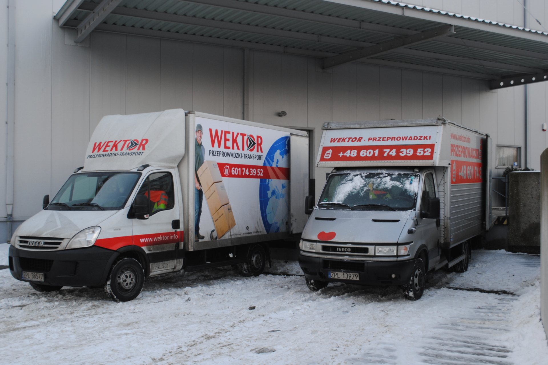 Współczesna baza i flota firmy przeprowadzkowej Wektor w Szczecinie